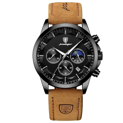 Men's waterproof chronograph watch
