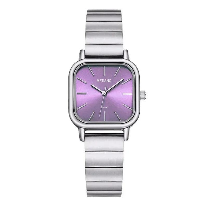 Luxury ladies' watch with steel strap