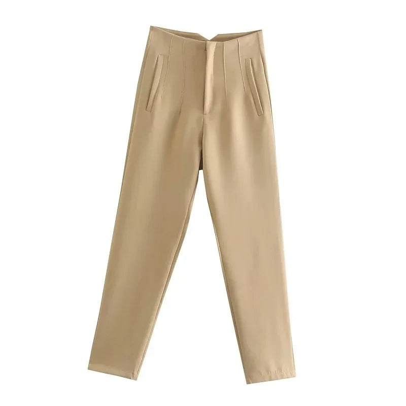 Women's high-waisted trousers