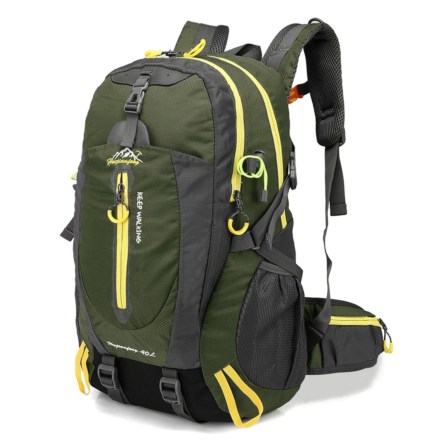 40L water-resistant travel backpack