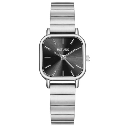 Luxury ladies' watch with steel strap