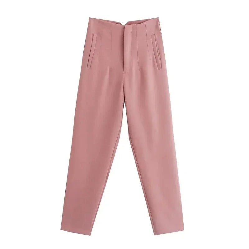 Women's high-waisted trousers