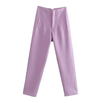 Women's high-waisted trousers