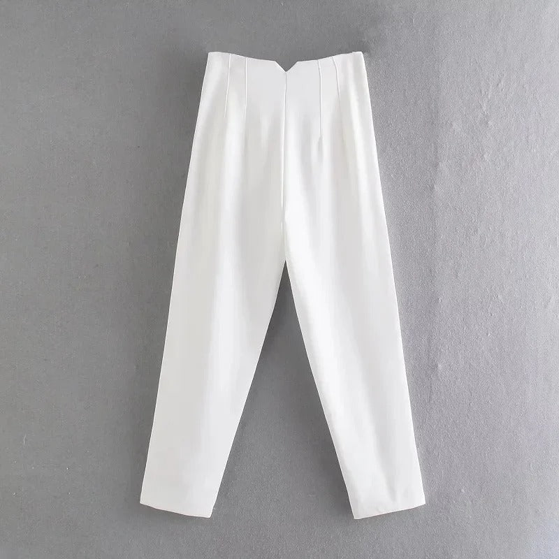 Women's high-waisted trousers