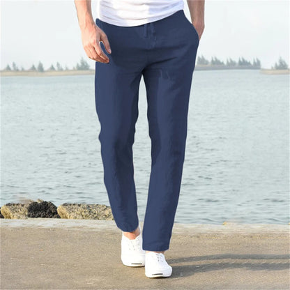 Men's trousers cotton linen Style
