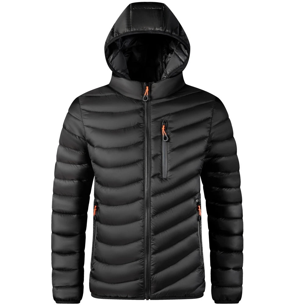 Lightweight cotton quilted jacket for men