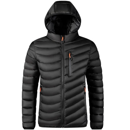 Lightweight cotton quilted jacket for men