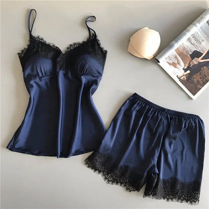 Women's V-neck nightwear set