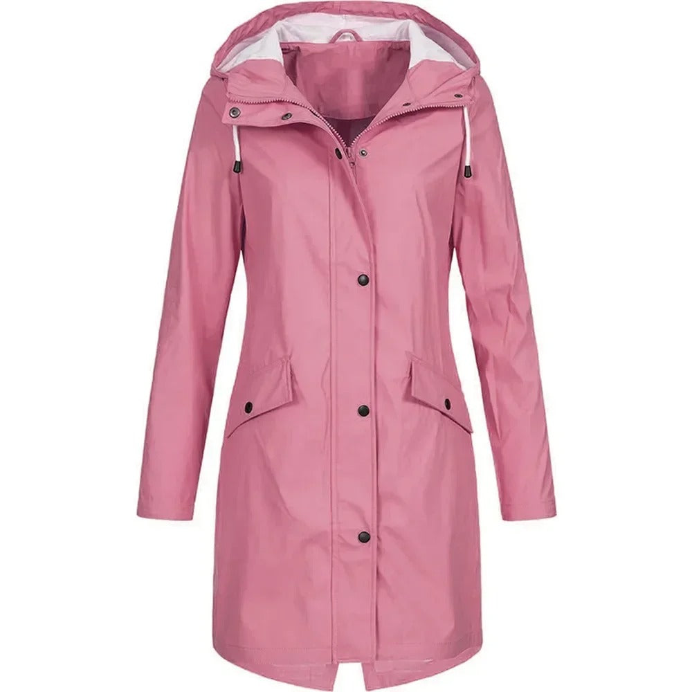 Windbreaker Raincoat Trench Coat for ladies