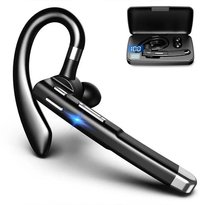 Digital display noice cancellation - waterproof sports earphones