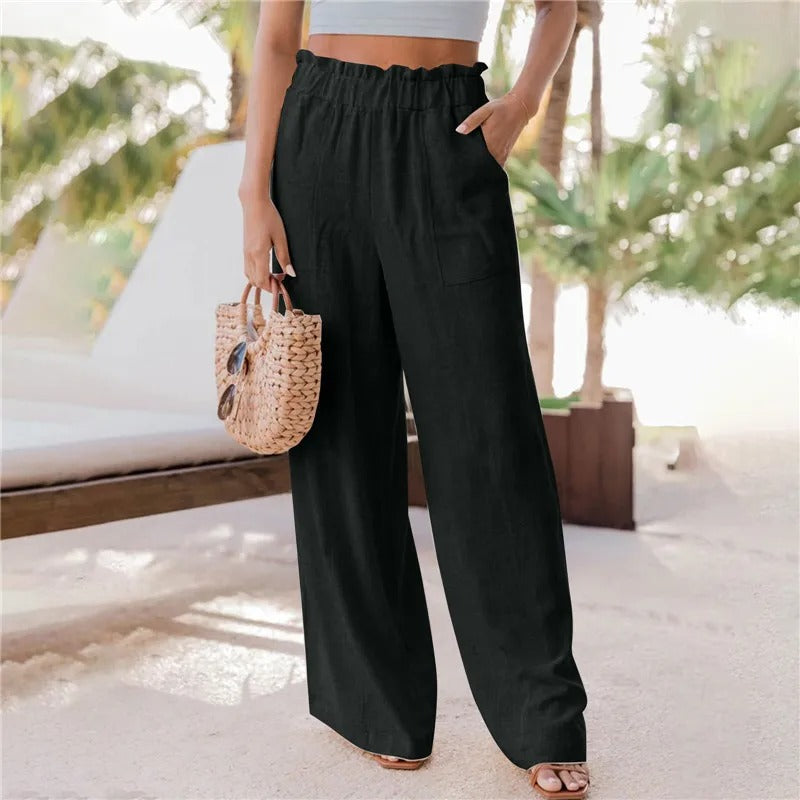 Women's wide-leg trousers