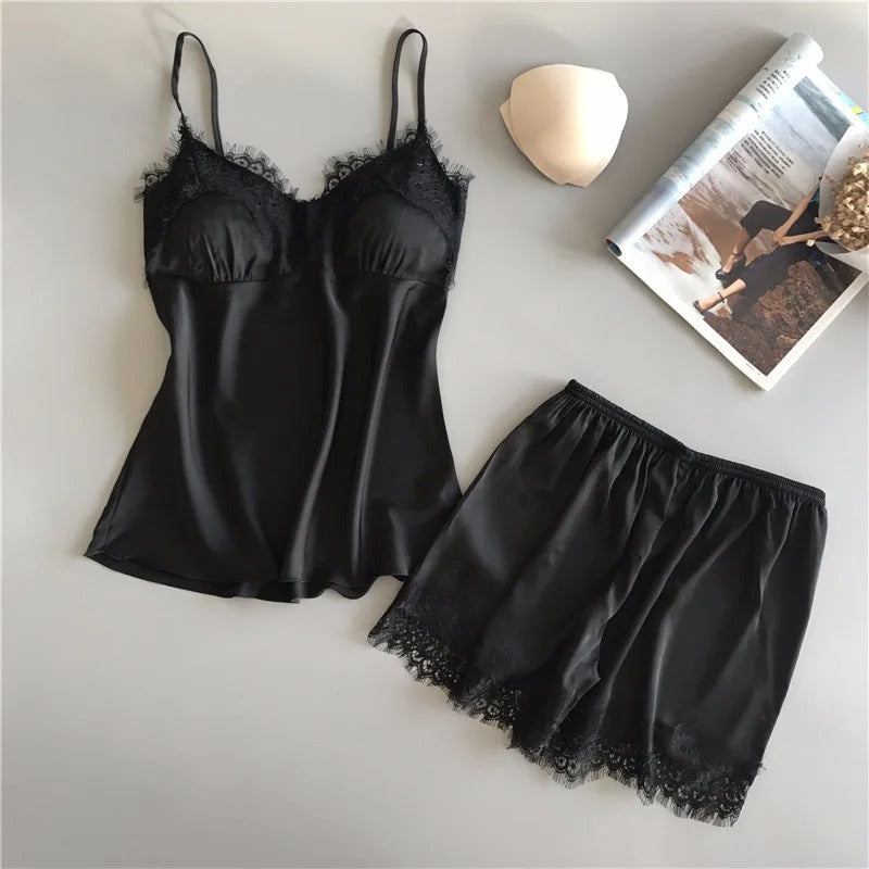 Women's V-neck nightwear set