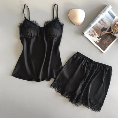 Women's V-neck nightwear set