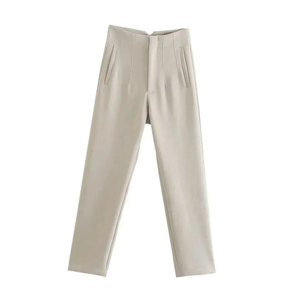 Women's high-waisted trousers
