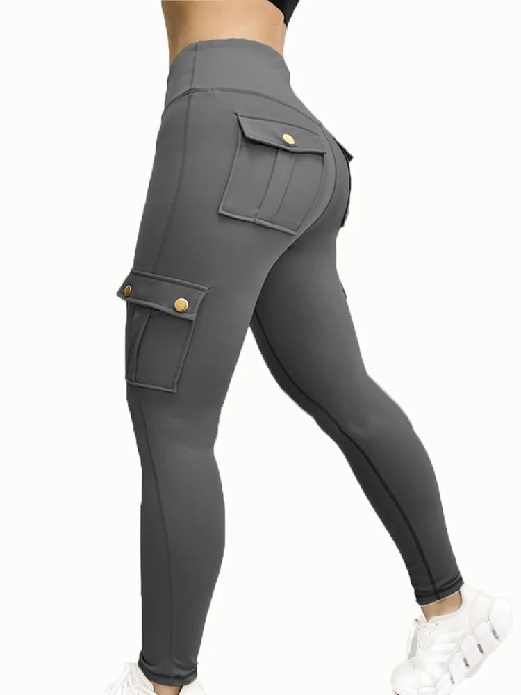 Women's high-waisted fitness trousers