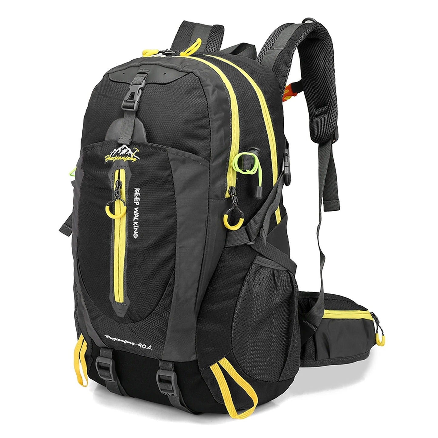 40L water-resistant travel backpack
