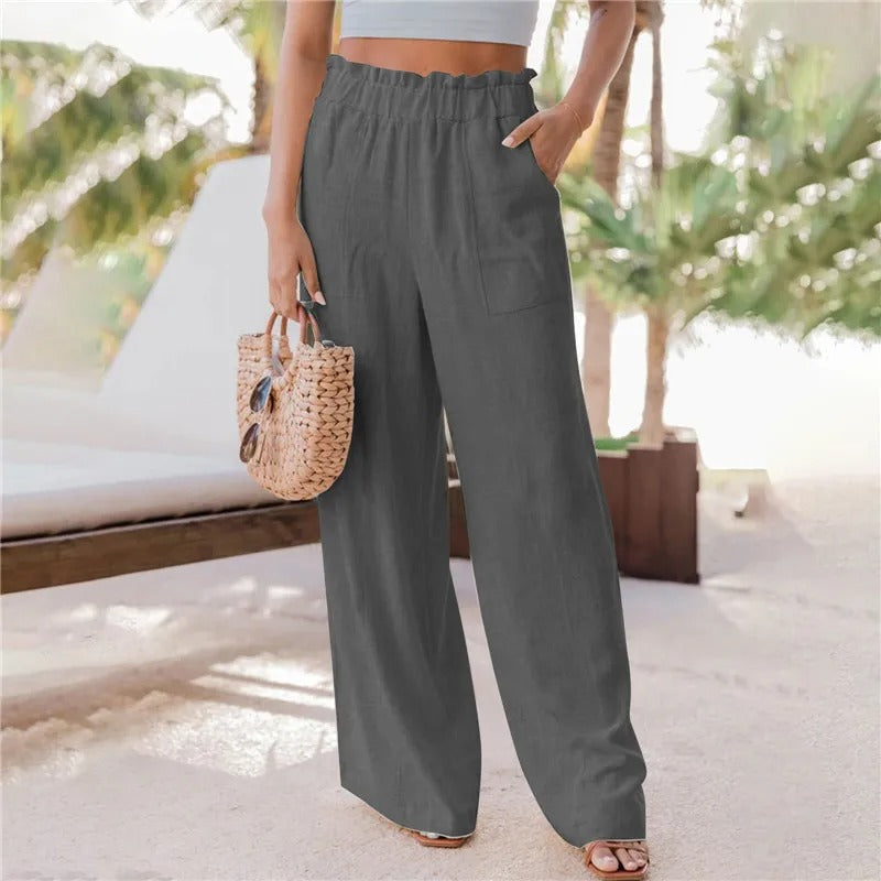 Women's wide-leg trousers