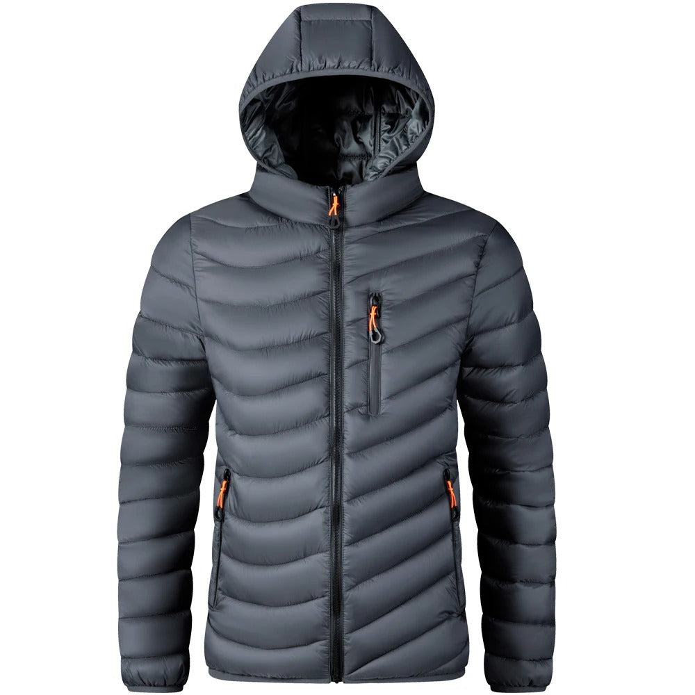 Lightweight cotton quilted jacket for men