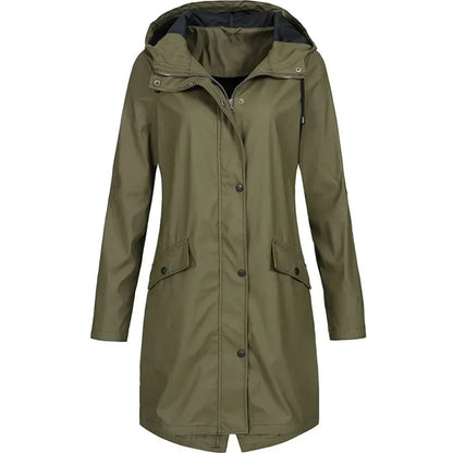 Windbreaker Raincoat Trench Coat for ladies