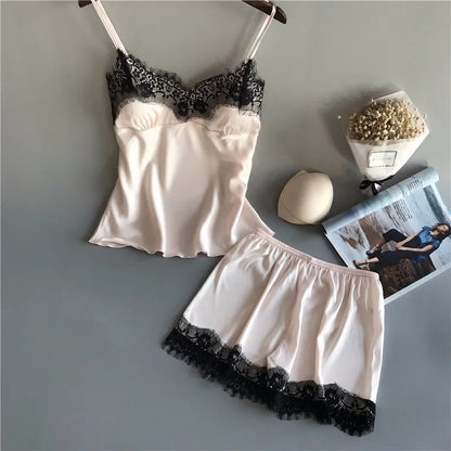 Women's V-neck nightwear set