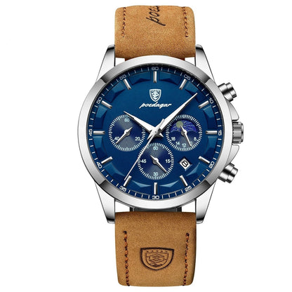 Men's waterproof chronograph watch