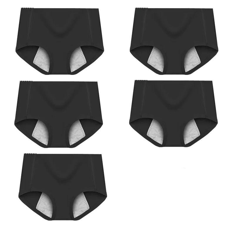 5 Pieces High-waist leak-proof menstrual panties