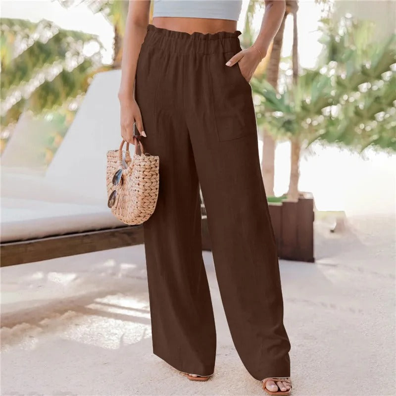 Women's wide-leg trousers