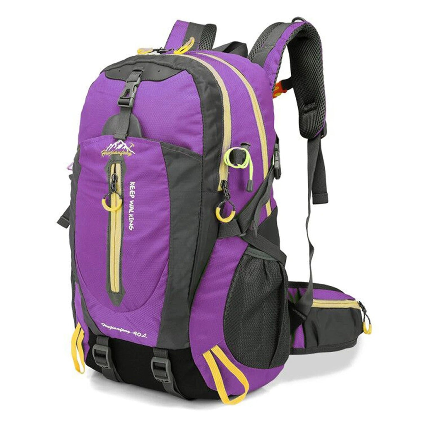 40L water-resistant travel backpack