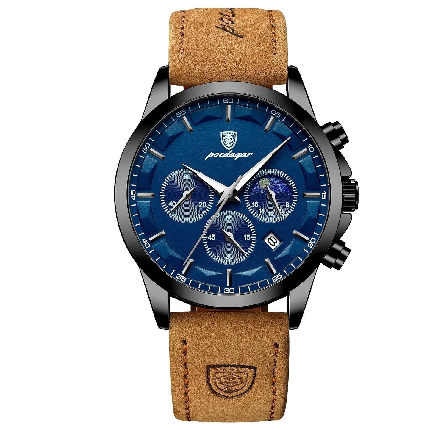 Men's waterproof chronograph watch