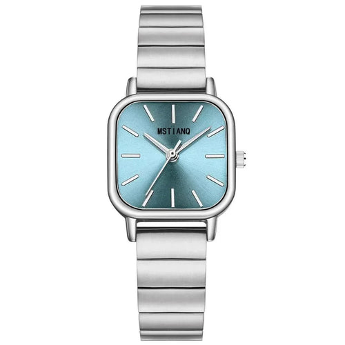Luxury ladies' watch with steel strap