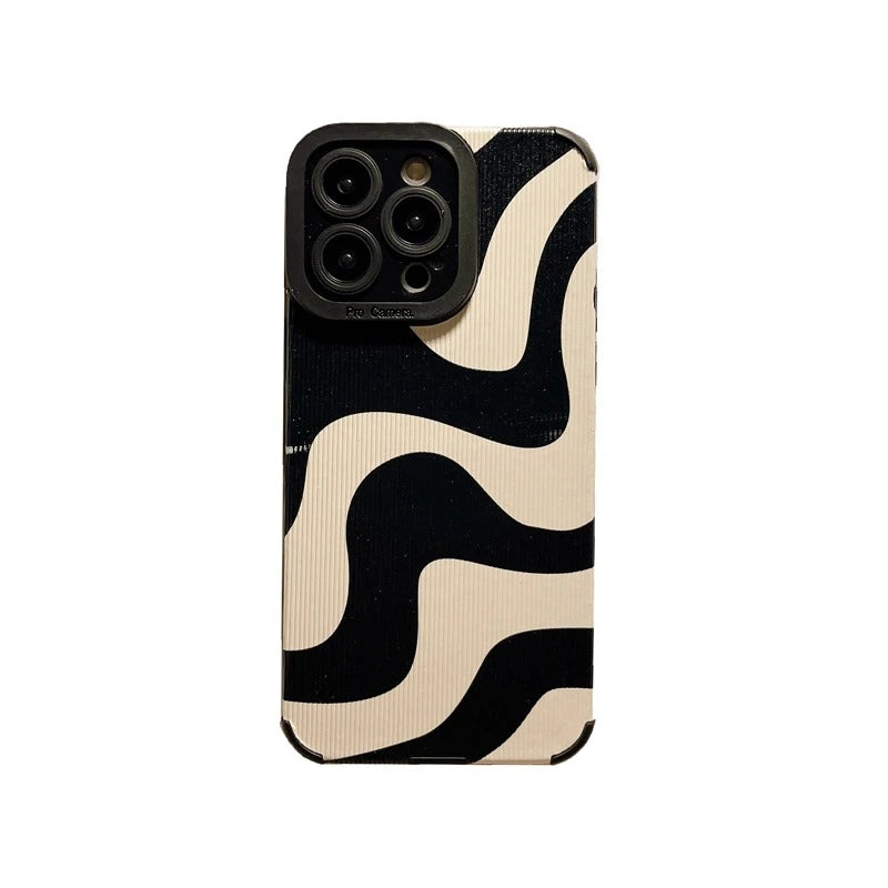 Zebra Pattern Phone Case For iPhone