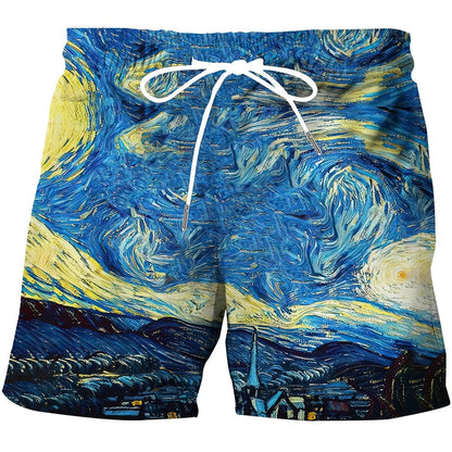 Men's 3D Pattern Shorts