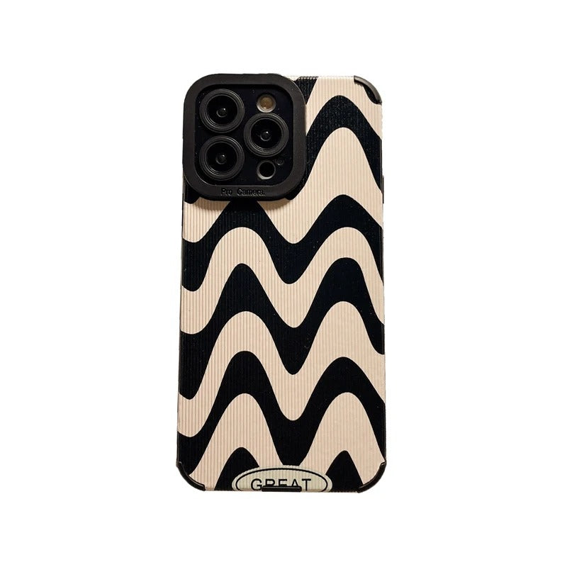 Zebra Pattern Phone Case For iPhone