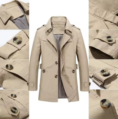 Winter coat Windbreaker men's Trench coat