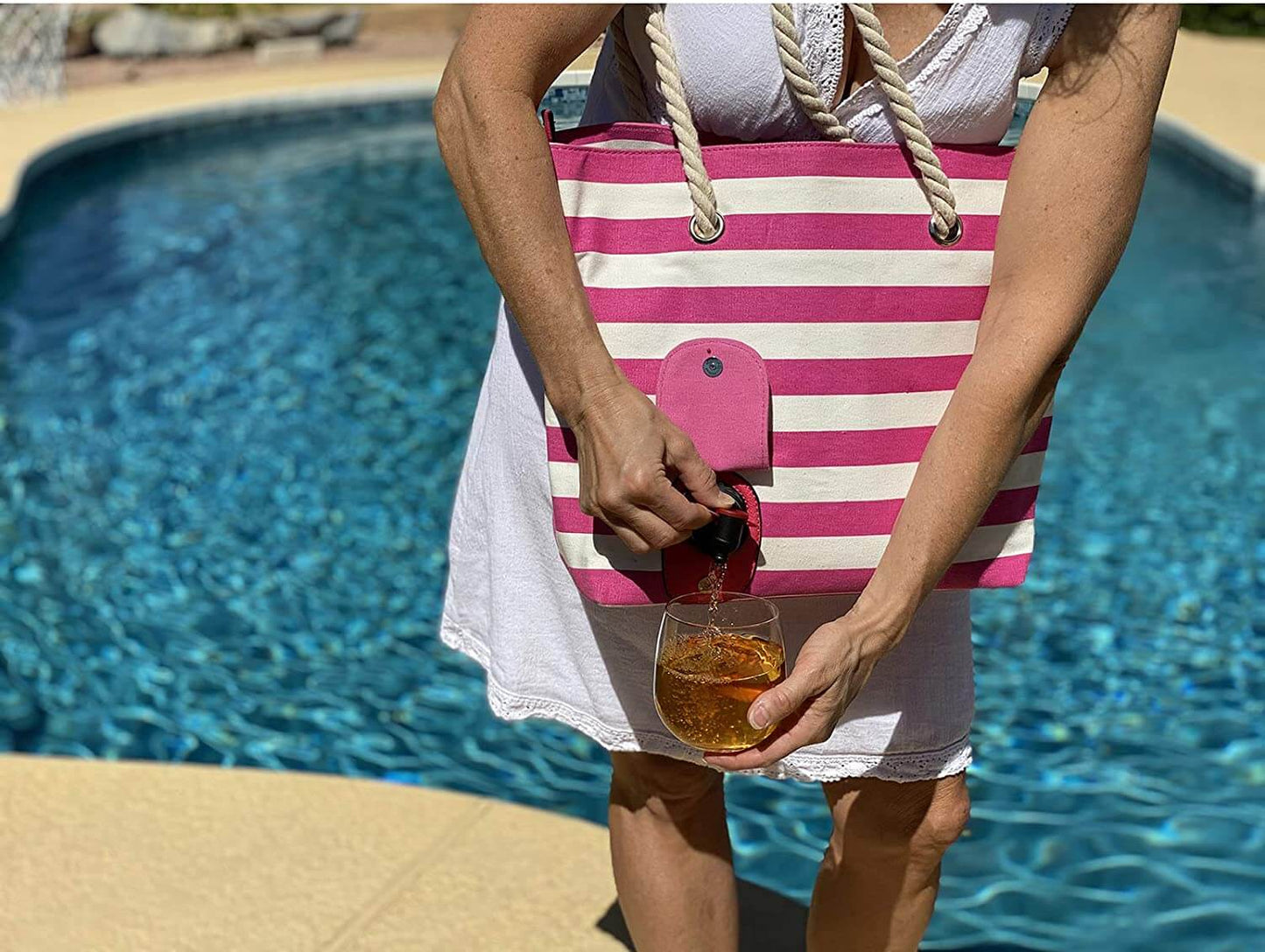 Beach wine bag
