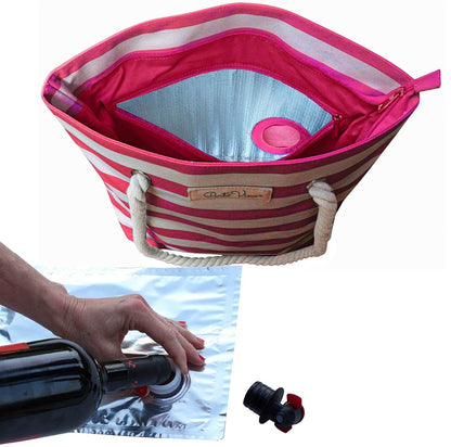 Beach wine bag