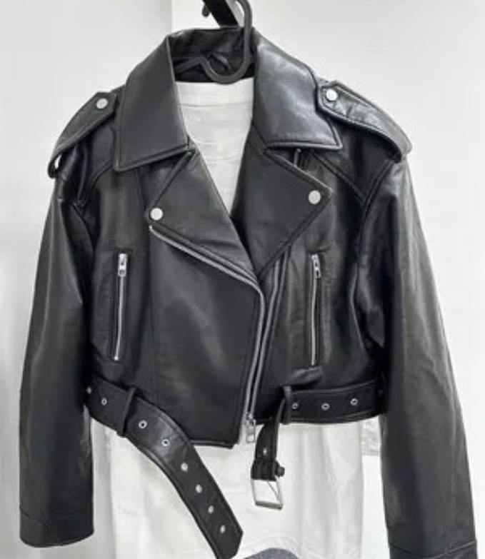 Vintage Leather Style Women's Jacket