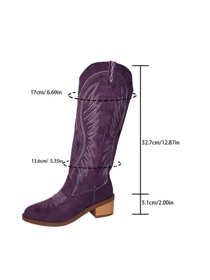 Women's Knee High Western Boots