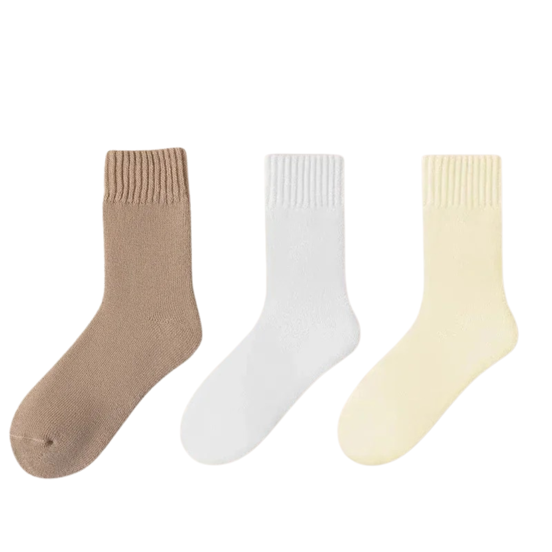 3 pairs of thick women's socks