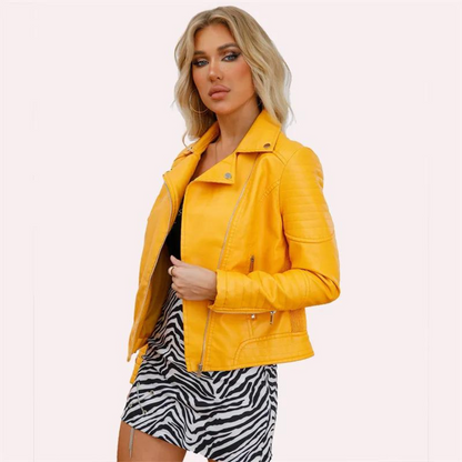 Women's Leather Style Jacket